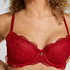 Cordelie Padded Underwired Bra, Red