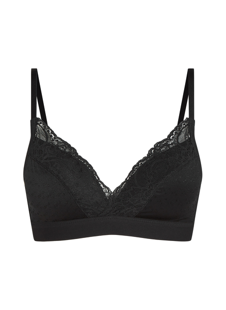 Sophie Padded Non-Underwired Bra, Black
