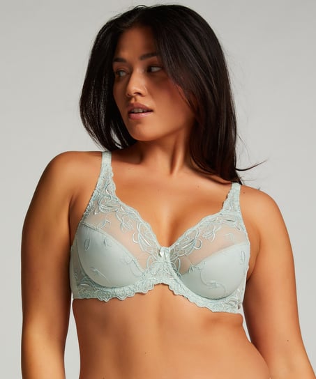 Diva Non-Padded Underwired Bra, Green