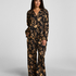 Jacket Woven Print, Black