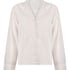 Dobby Pyjama Jacket Woven Cotton, Beige