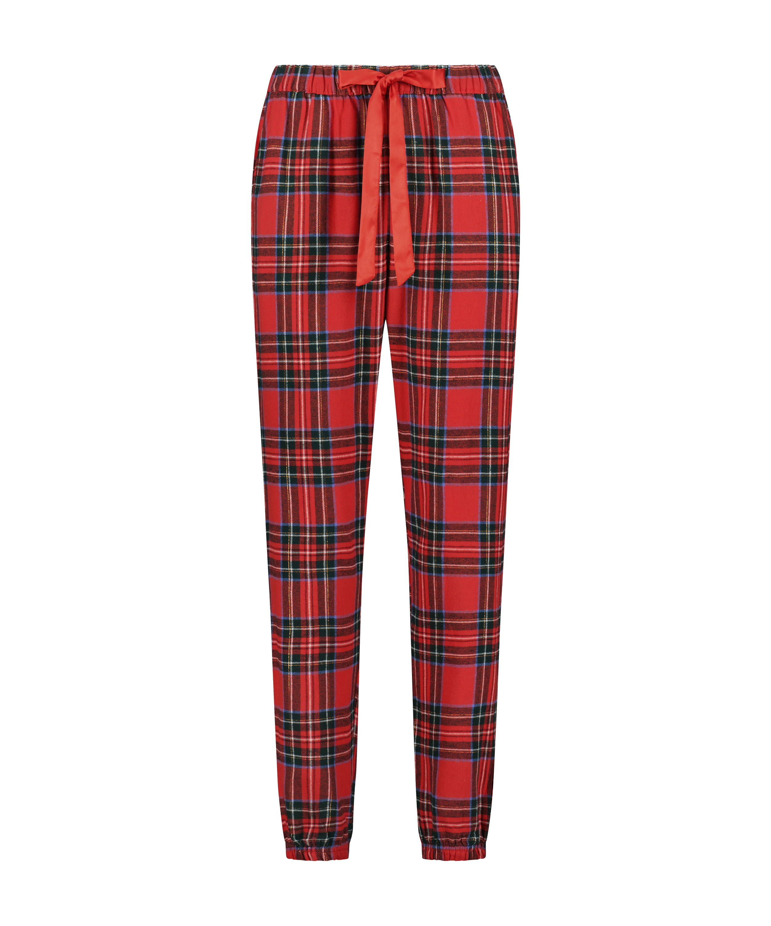 Tall Flannel Pyjama Pants, Red, main