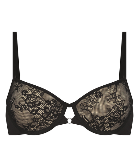 Lea Padded Underwired Bra, Black