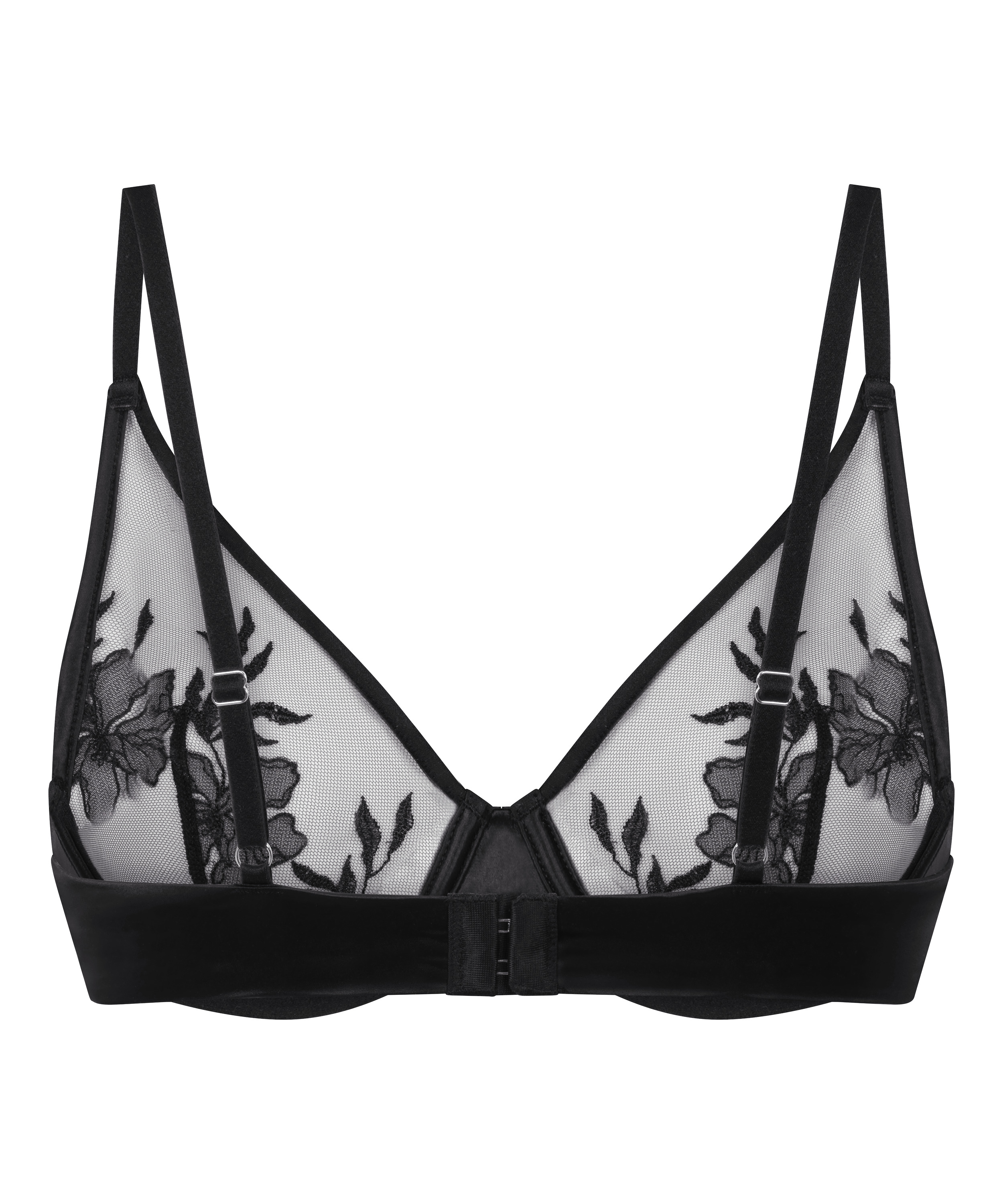 Hilton Non-Padded Underwired Bra, Black, main