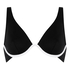Neoprene Bikini Top, Black