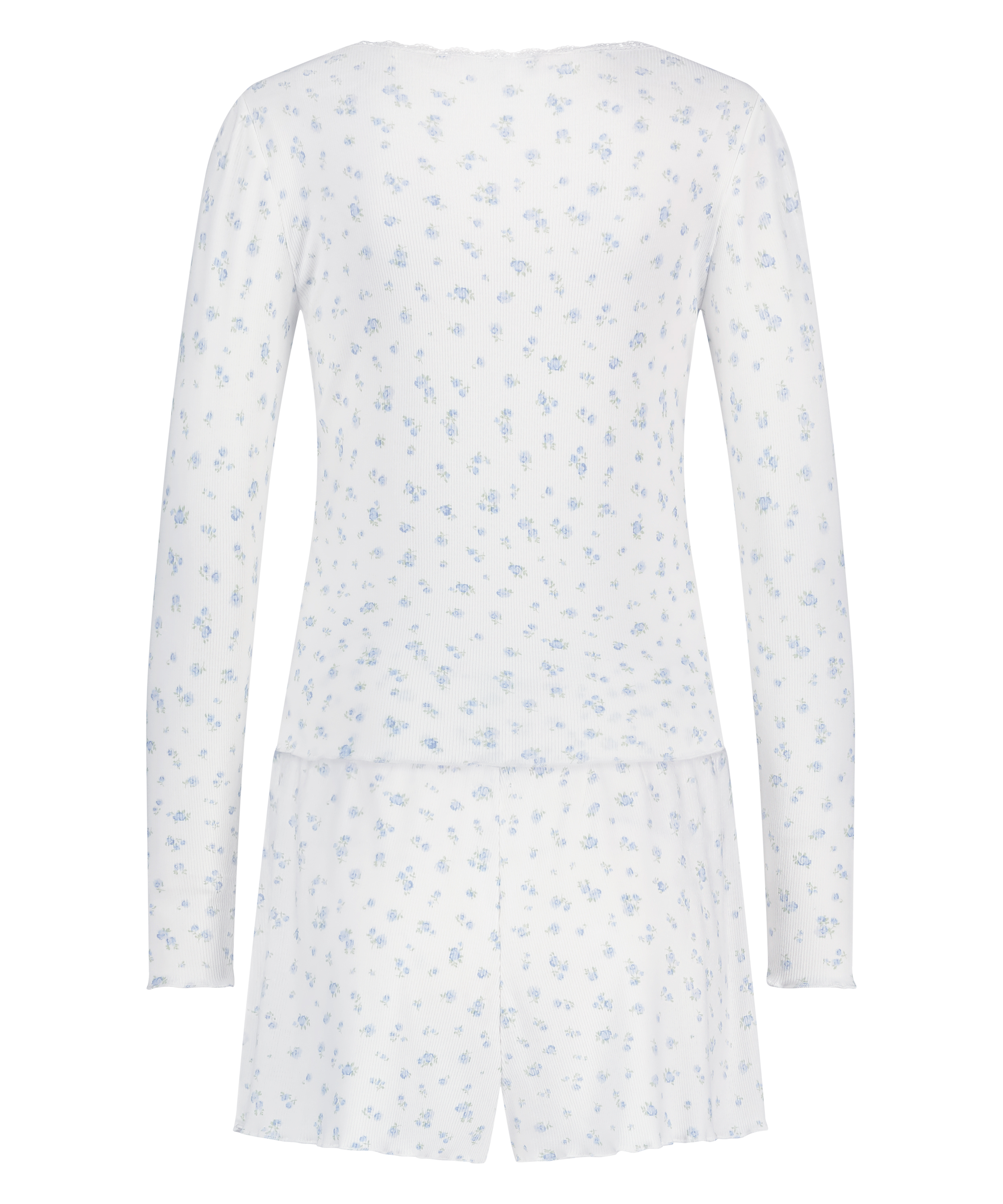 Pyjamaset Rib, Blue, main