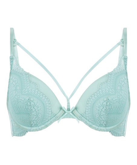 Ashley Padded Underwired Bra, Blue