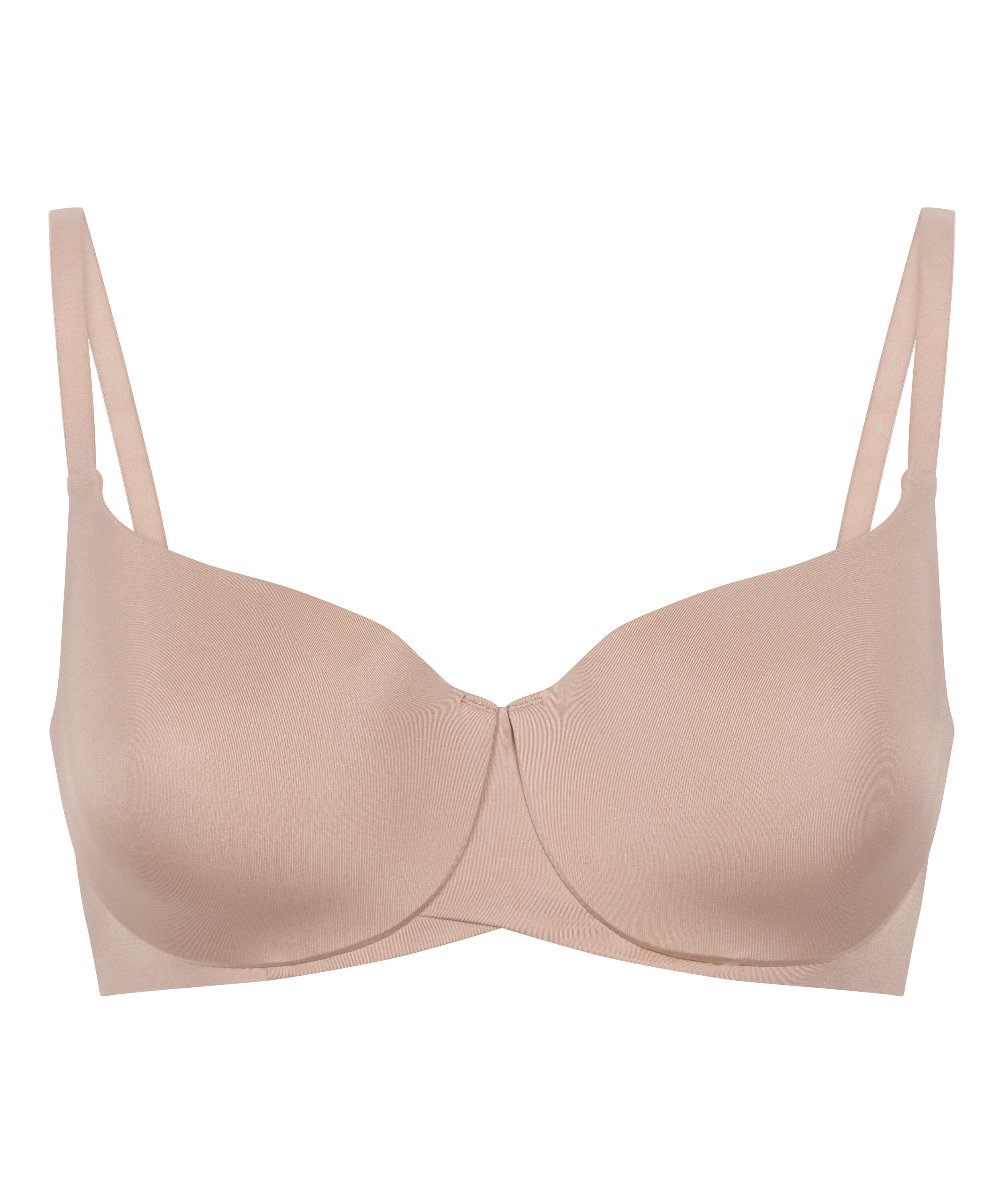 Smooth Padded Underwired Bra, Beige