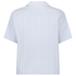 Striped Jacket Cotton, Blue