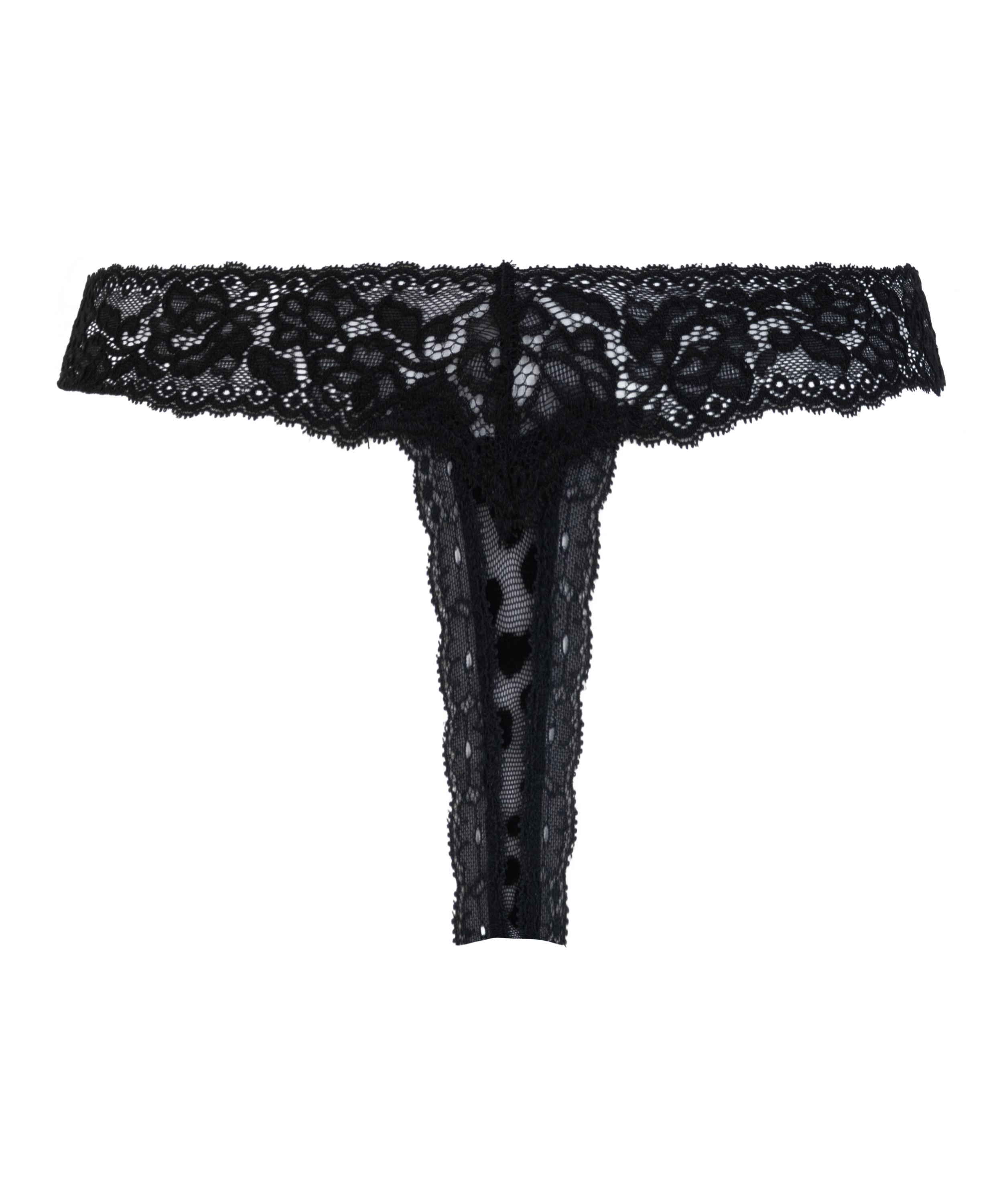 Marina Extra Low Thong, Black, main