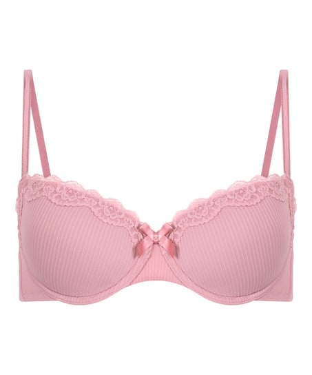 Lola Padded Underwired Bra, Pink