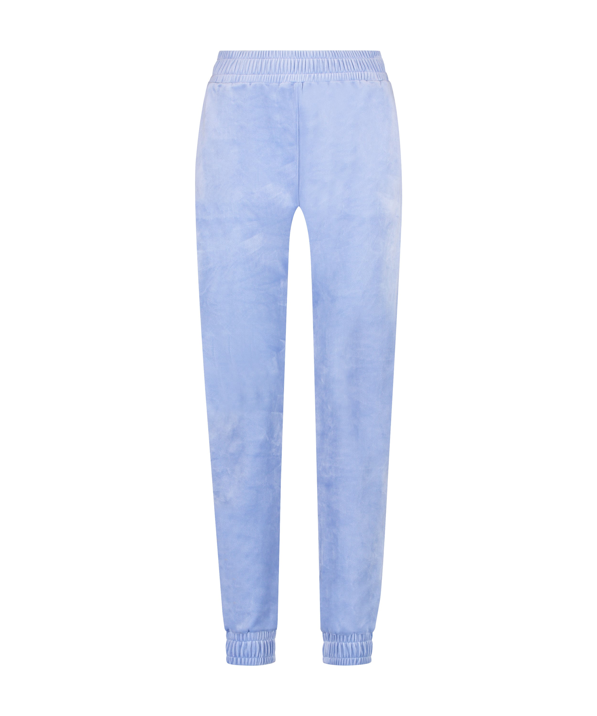 Velours Jogging Pants, Blue, main