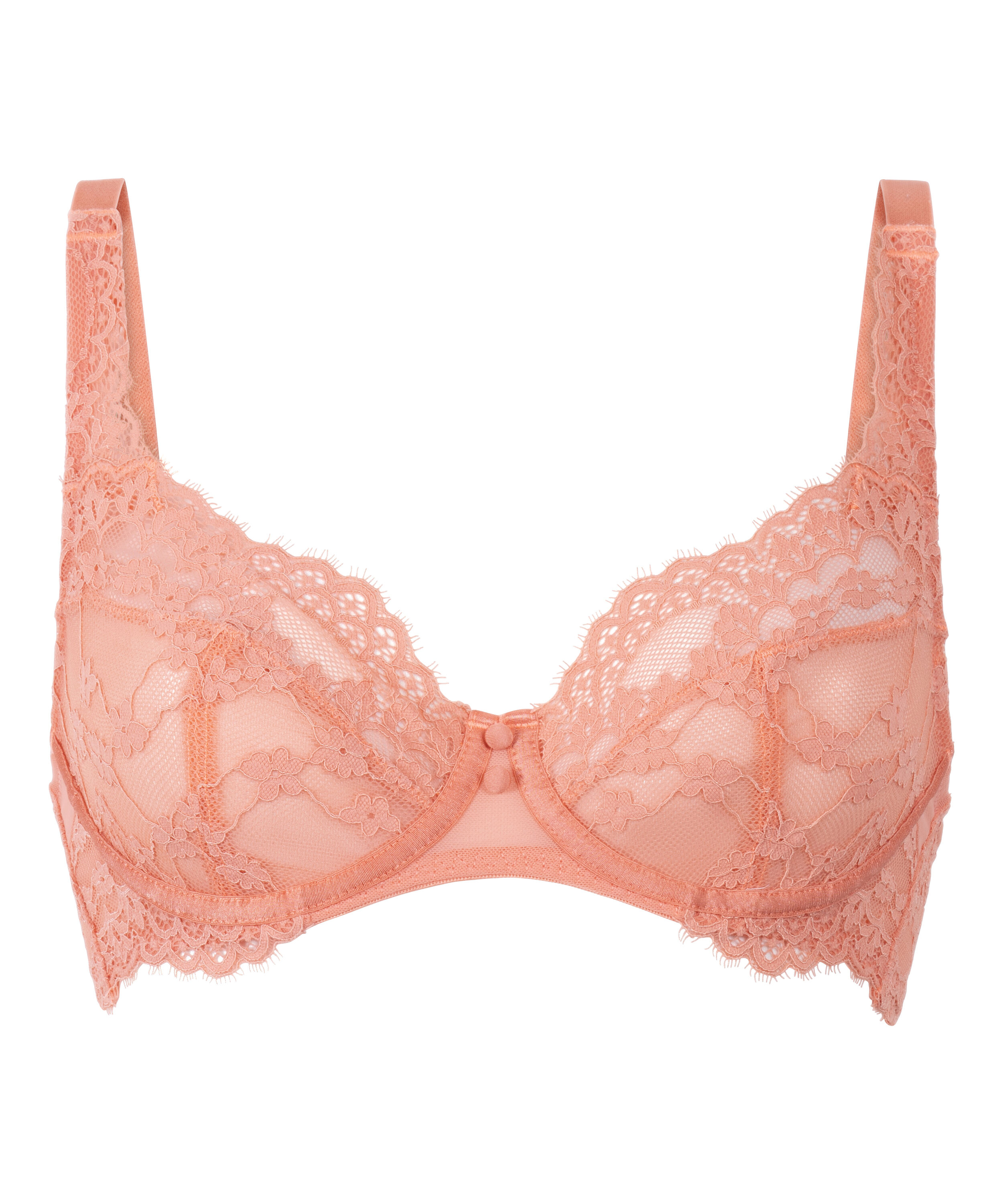 Daisy Non-Padded Underwired Bra, Pink