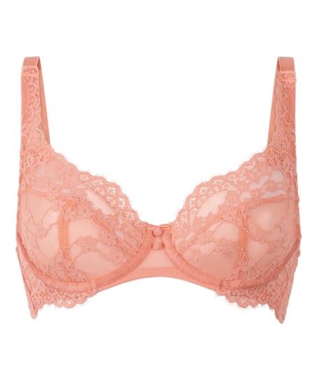 Daisy Non-Padded Underwired Bra, Pink