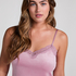 Velours Lace Cami Top, Purple