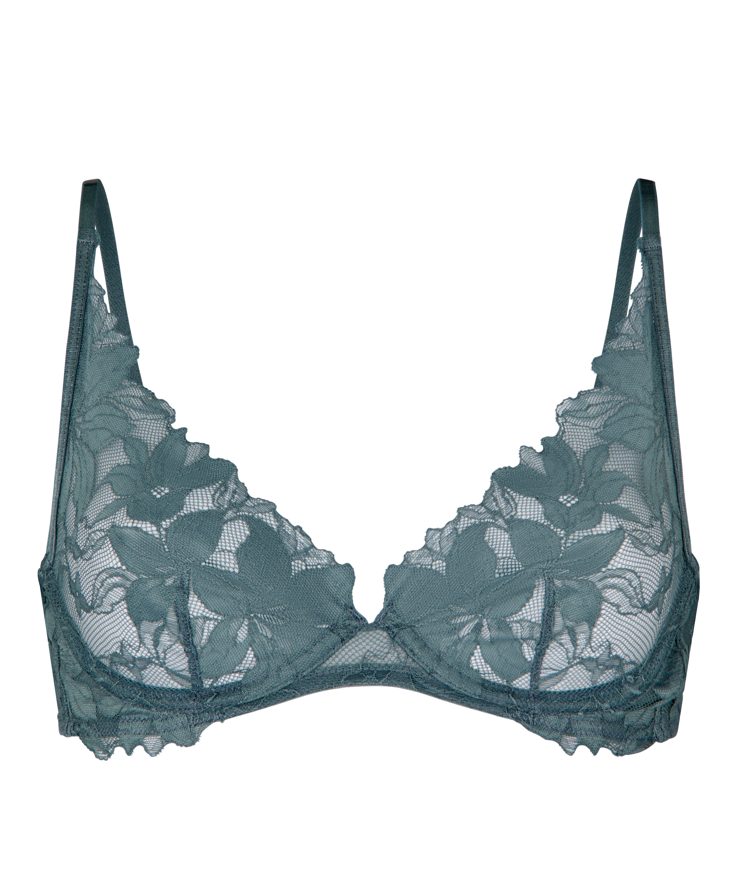 Ingrid Non-Padded Underwired Bra, Blue, main