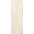 Satin Trousers, White
