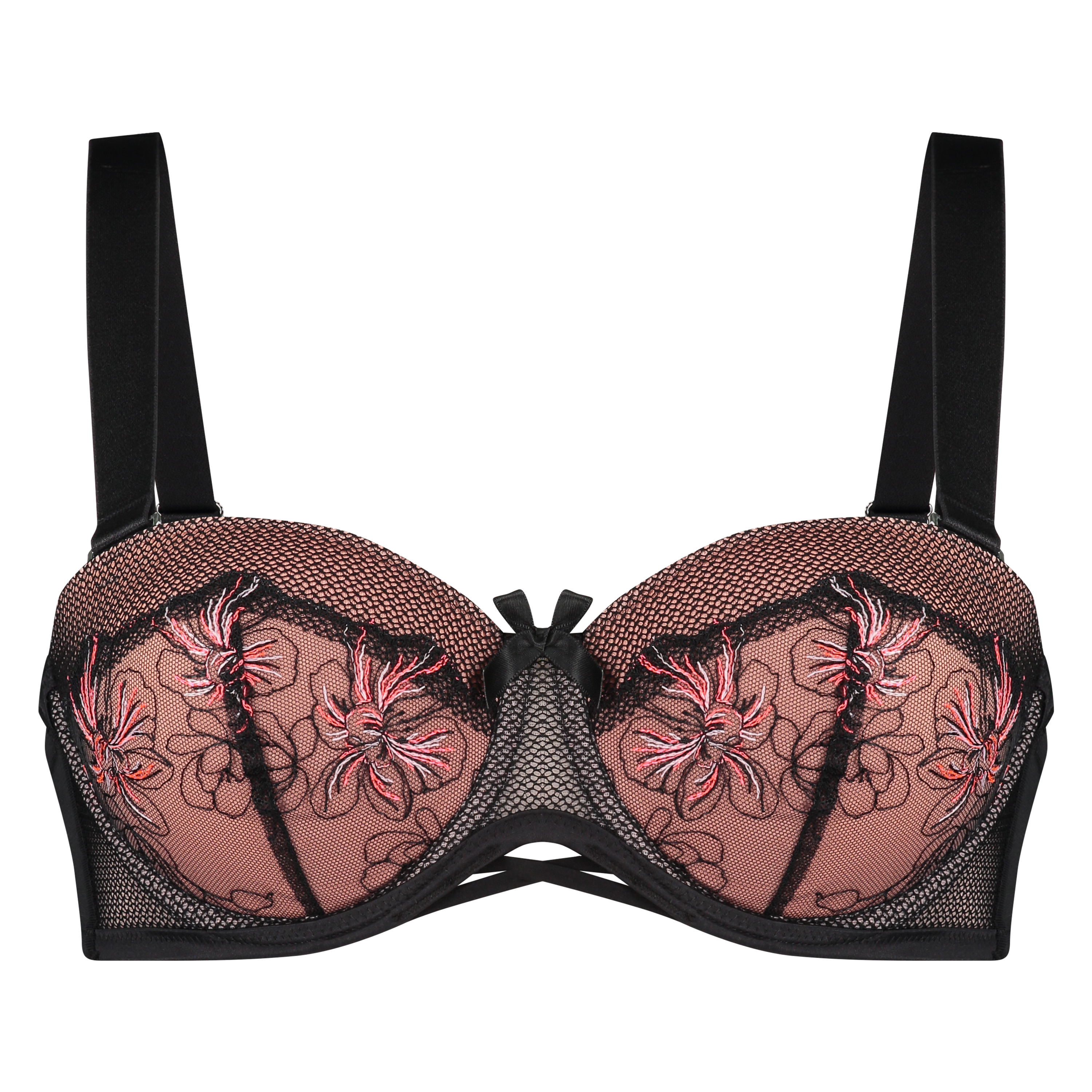 Padded Underwired Bra Emily, Black, main