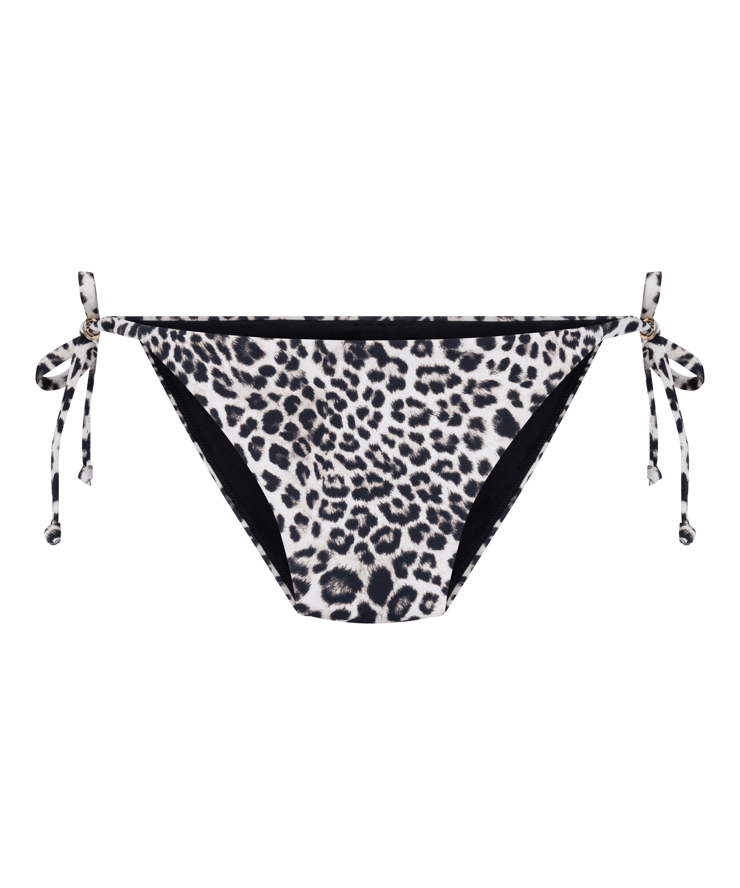 Cheeky Bikini Bottom Leopard, Black, main