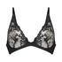 Lillian non-padded underwired bra, Black
