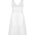 Nora Lace Slip Dress, White