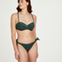 Tonal Leo Padded push-up underwired bikini top Cup A - E, Green