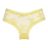 V-shaped Brazilian knickers mesh, Yellow