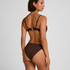 Non-Padded Underwired Bikini Top Algarve, Brown
