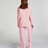 Satin Trousers, Pink