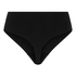 High Waisted Thong Smooth, Black