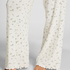 Pyjama Pant Loose Pointelle, White