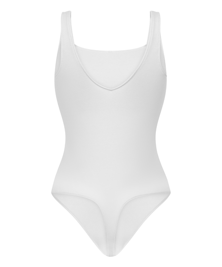 Cotton Rib Body, White