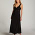 Slipdress Nora Lace Long, Black