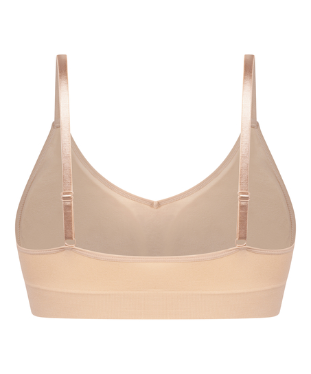 Dide Triangle Bralette, Beige