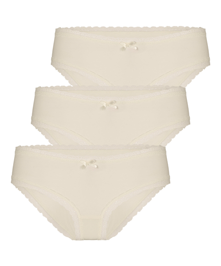 Multipack Cotton Brazilian, White