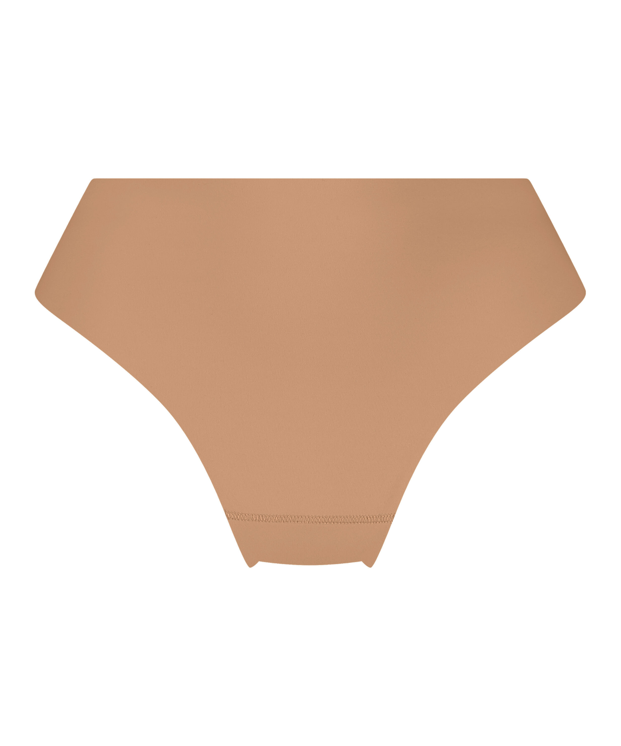 High Waisted Thong Smooth, Brown