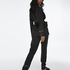Satin Pyjama Pants Bow, Black
