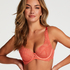 Daisy Non-Padded Underwired Bra, Orange