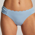 Scallop Rio Bikini Bottoms, Blue