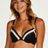 Nikki padded underwired bra, Black