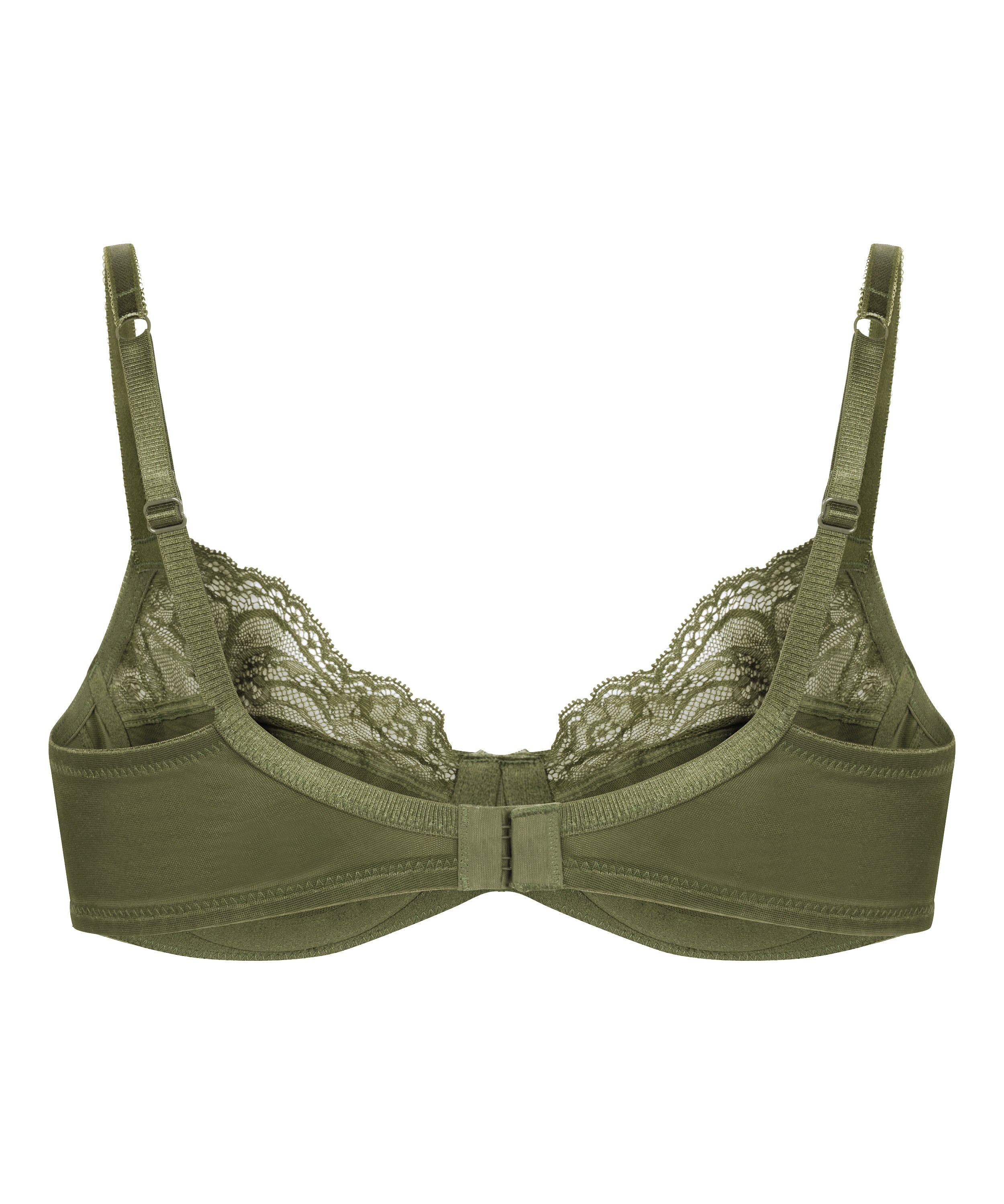 Sophie Non-Padded Underwired Bra, Green, main