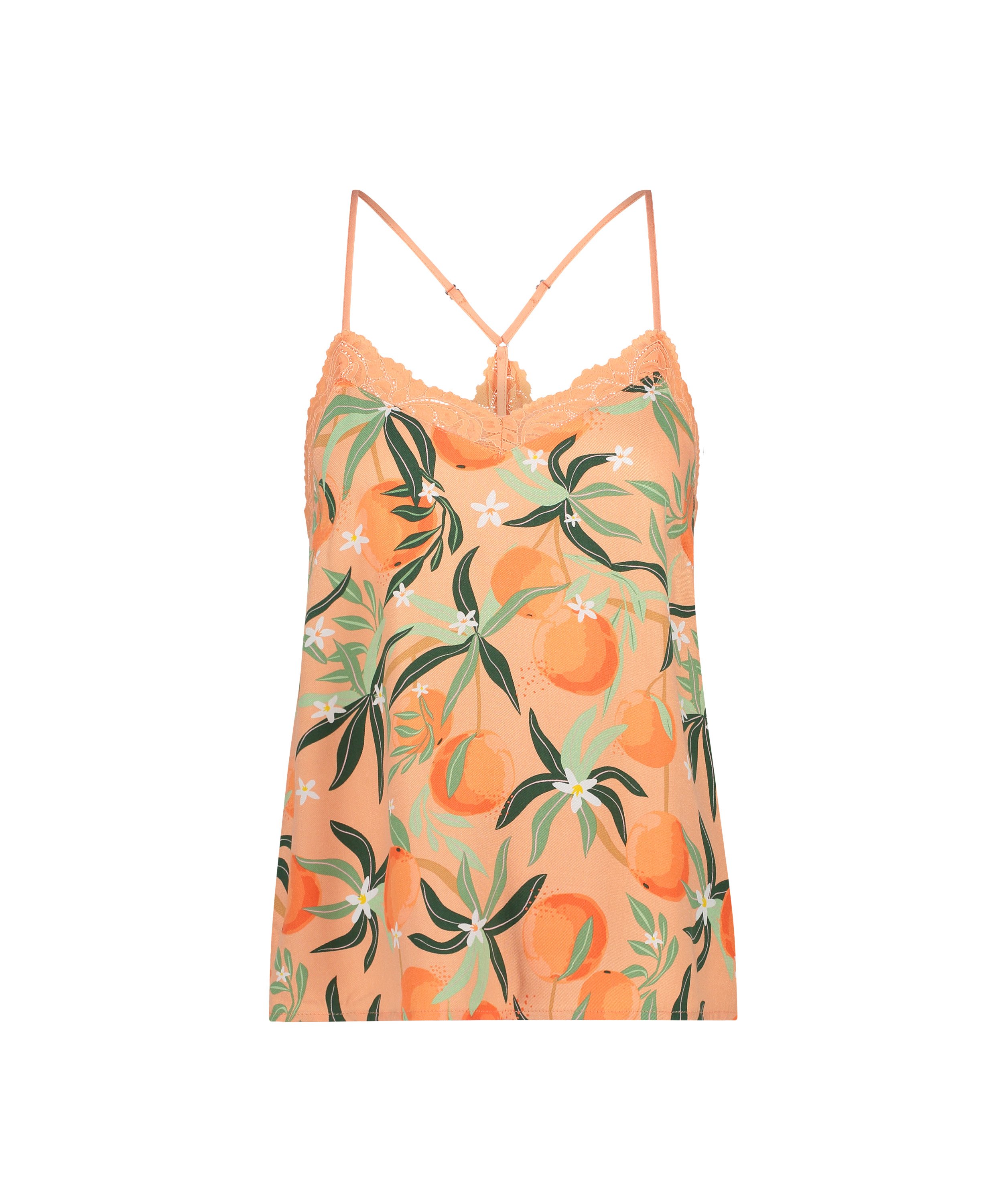 Woven Lace Cami Top, Pink, main