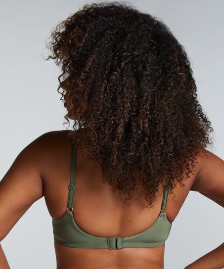Mona padded non-underwired bra, Green