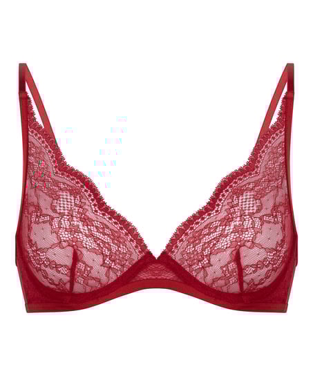Isabelle Non-Padded Underwired Bra, Red