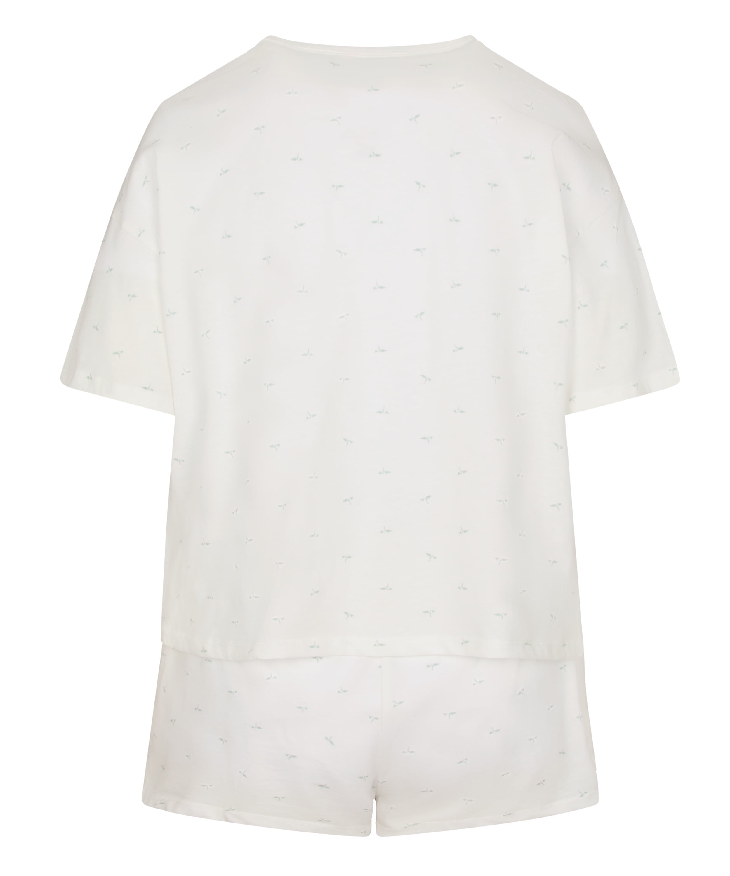 Pyjama Set Cotton, White, main