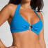 Porto Halter Bikini Top, Blue