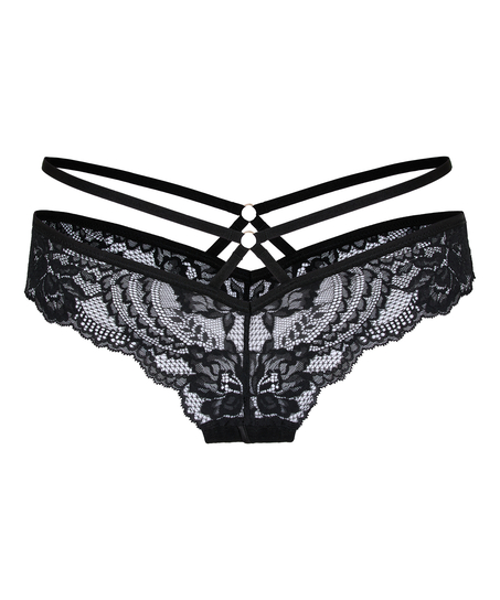 Sosha Brazilian with open crotch, Black