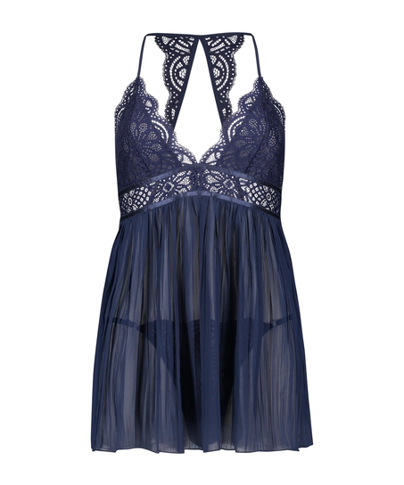 Chiffon babydoll, Blue