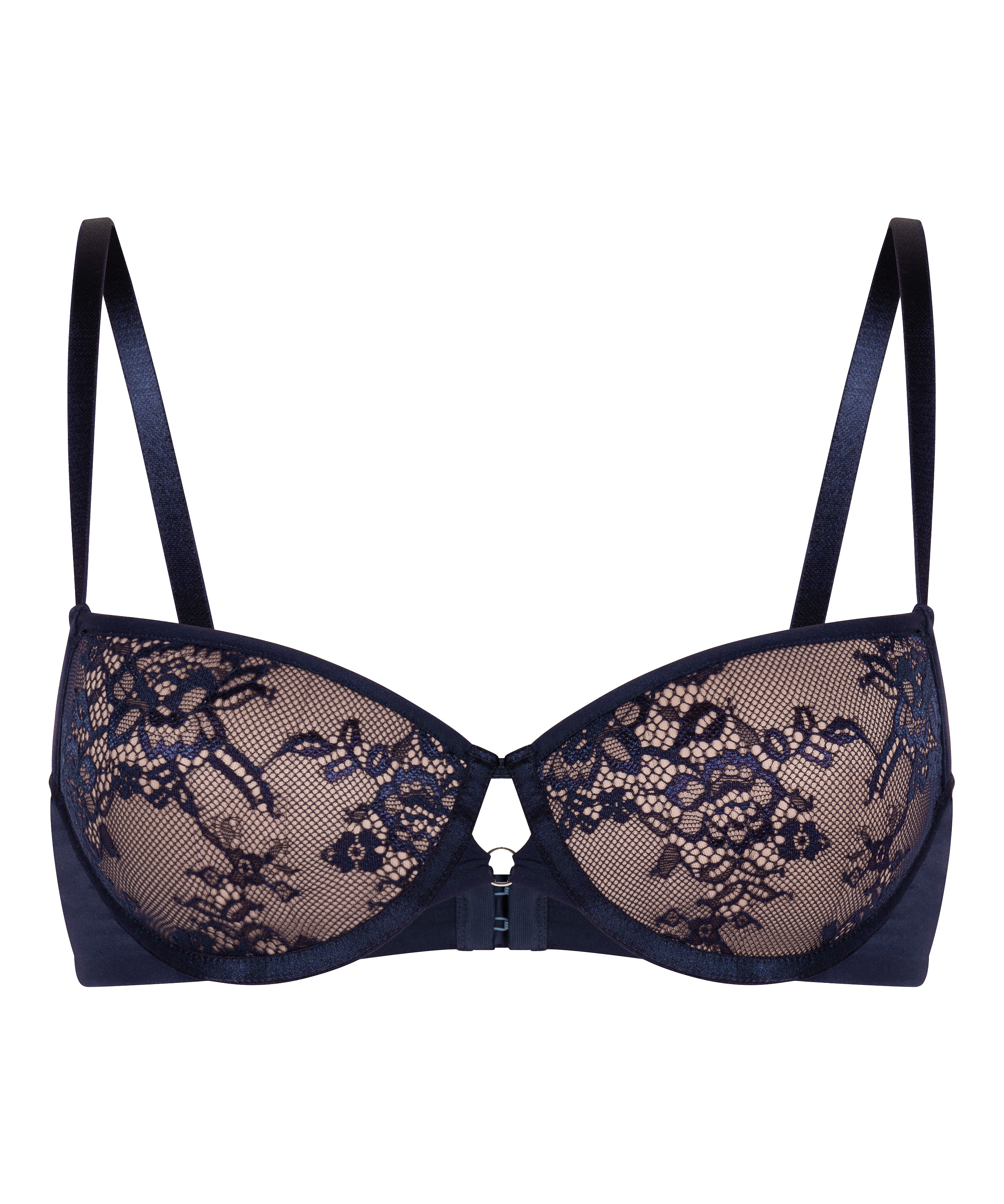 Lea Padded Underwired Bra, Blue, main