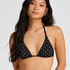 Triangle Bikini Top Luxe, Black